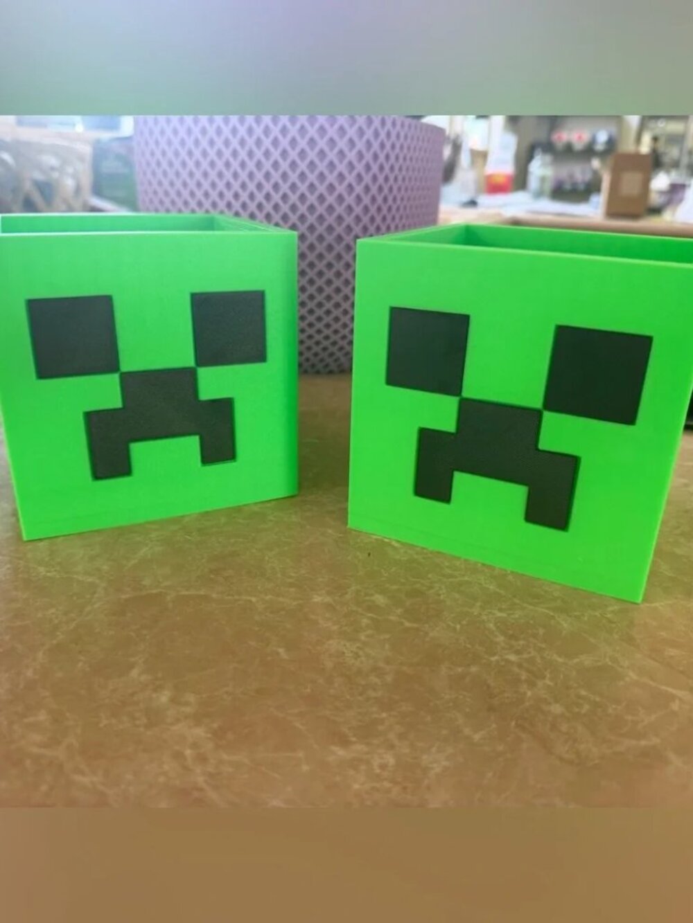 Minecraft Creeper Pots - Picture 4 of 4